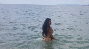 Baden im Pazifik