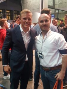 Alexander Raue mit Jakob Mähren Alexander Raue mit Jakob Mähren
