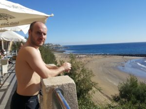 Ausblick vom Restaurant auf den Strand Ausblick vom Restaurant auf den Strand