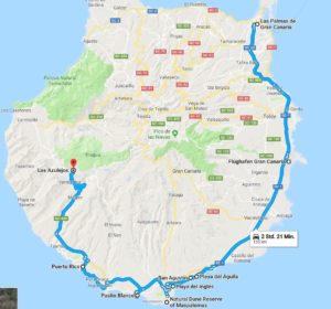 Reiseroute Gran Canaria Reiseroute Gran Canaria
