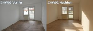 Renovierung CHW02 vorher nacher Renovierung CHW02 vorher nacher