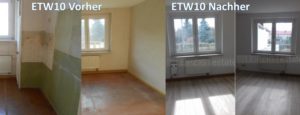 Renovierung ETW10 vorher nacher Renovierung ETW10 vorher nacher